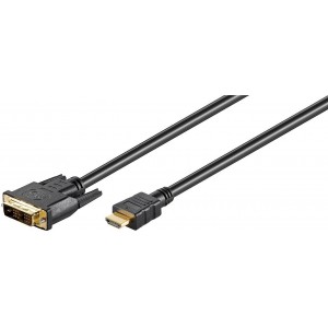 C&acirc;ble DVI-D/HDMI Dor&eacute;