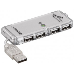 GOOBAY R&eacute;partiteur USB quadruple USB 2.0
